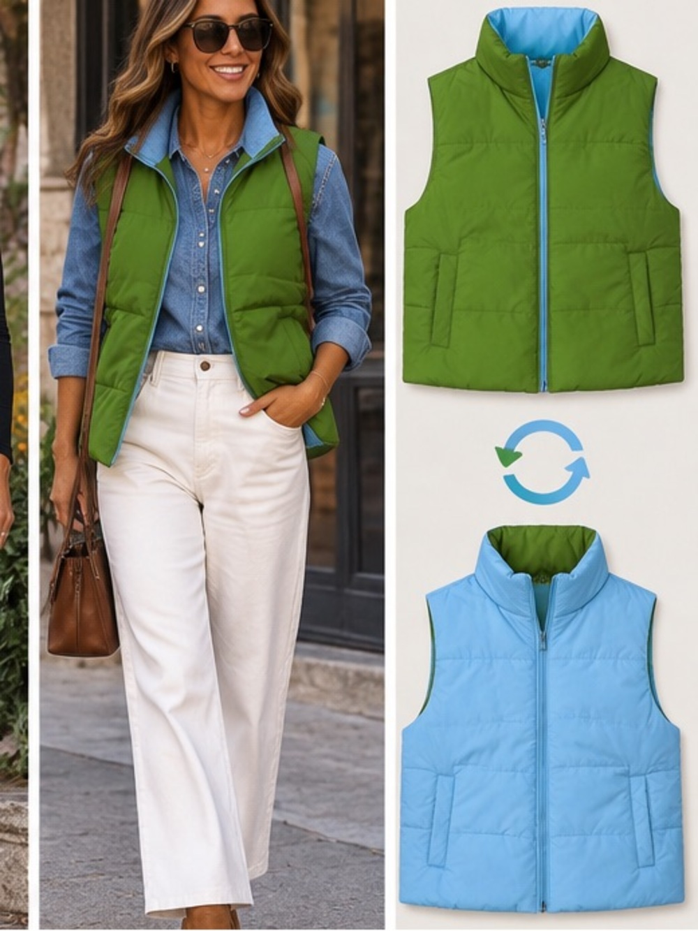 Merona Reversable Puffer Vest XL **2 for 20**